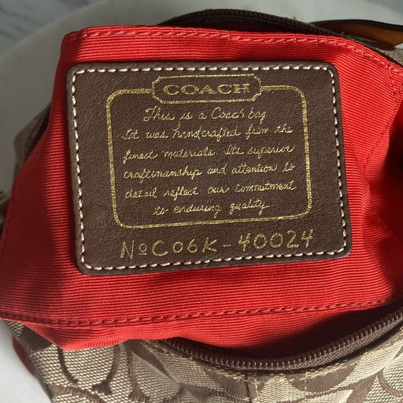 Coach Mini Bag Signature Woven Monogram with Legacy Stripe - Picture 11 of 13